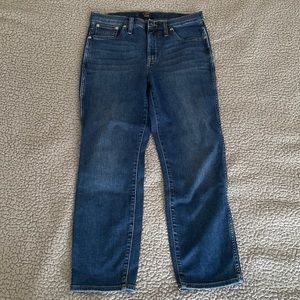 J CREW High Rise Vintage Straight Jeans Size 29